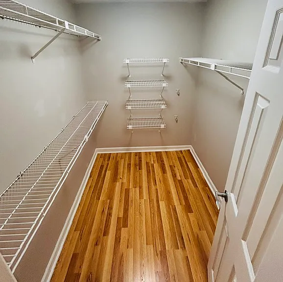 Large primary walk-in closet