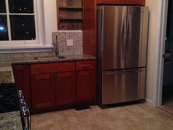 Kitchen: french door fridge and sink