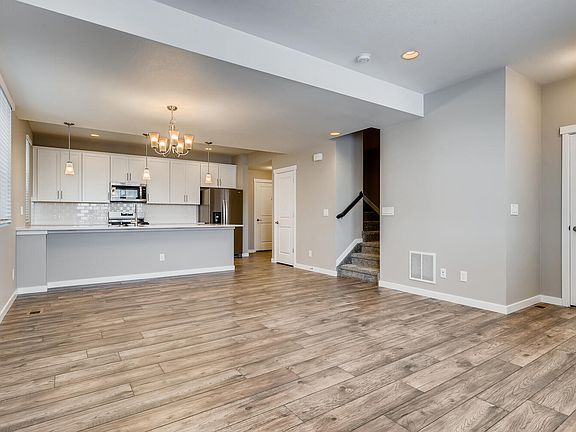 Kitchen an dining area from living/great room area