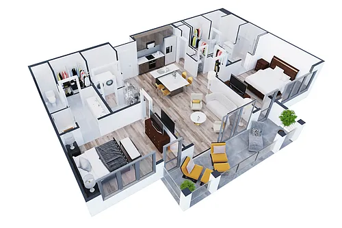 Floor plan Matteo