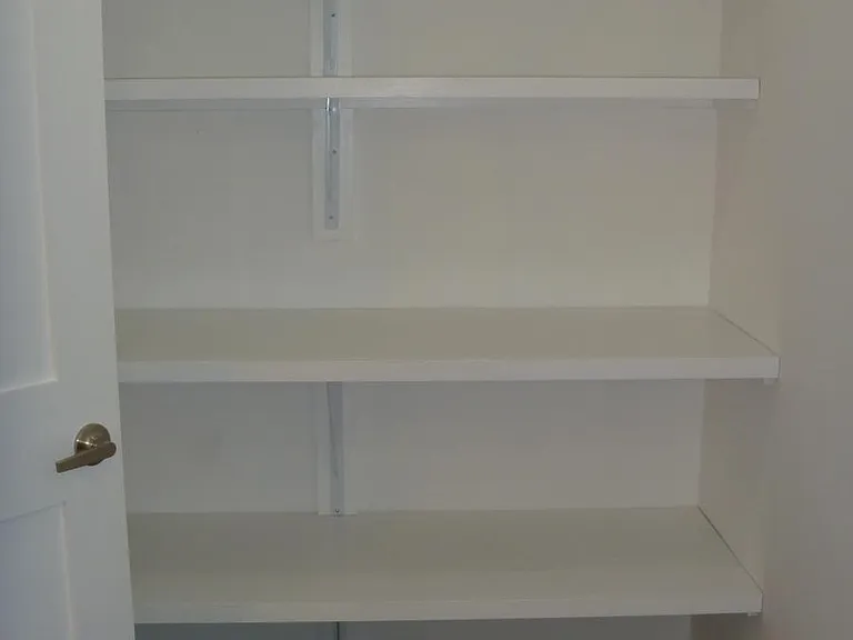 Storage in utility room