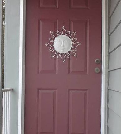 A red door means good luc