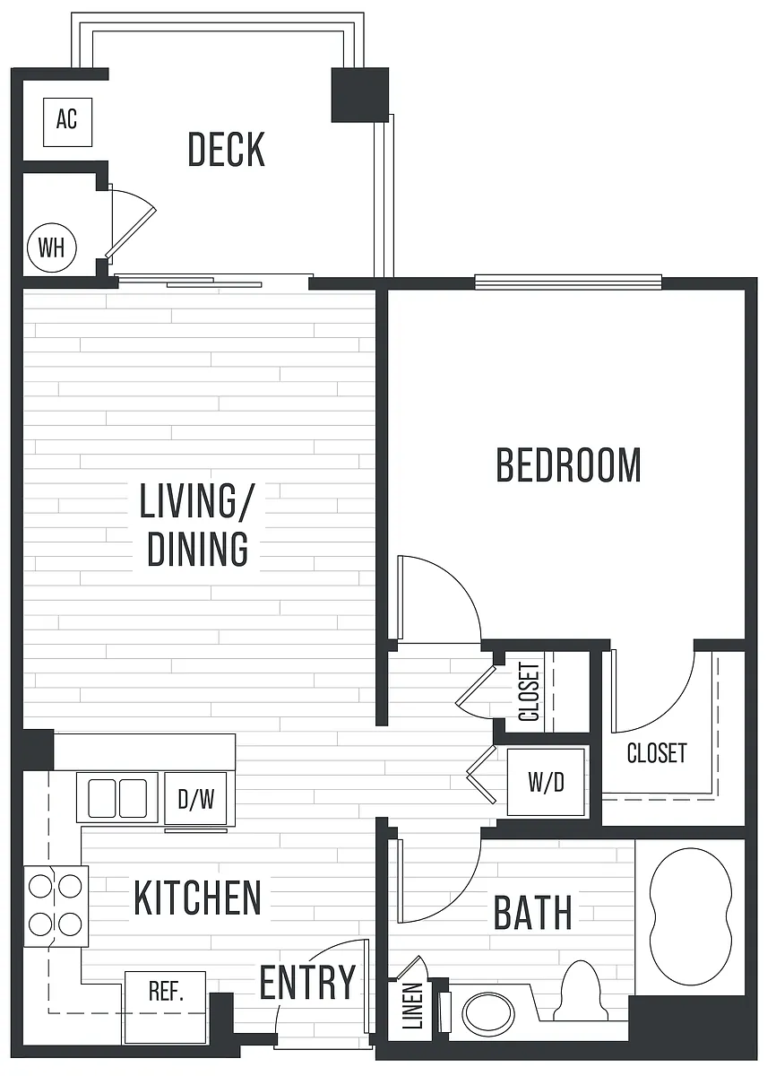 Floor plan Plan 1A