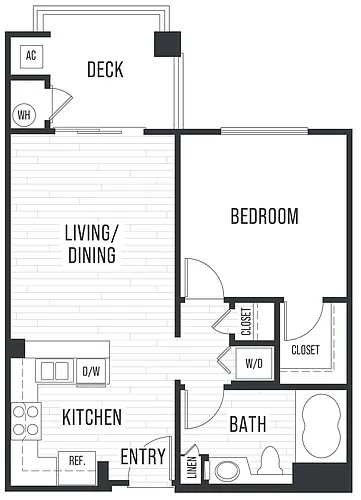Floor plan Plan 1A