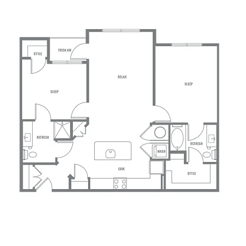 Floor plan B3