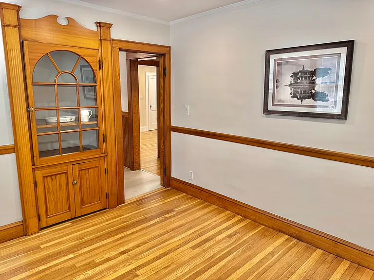 Dining Room with Built-in China Closet