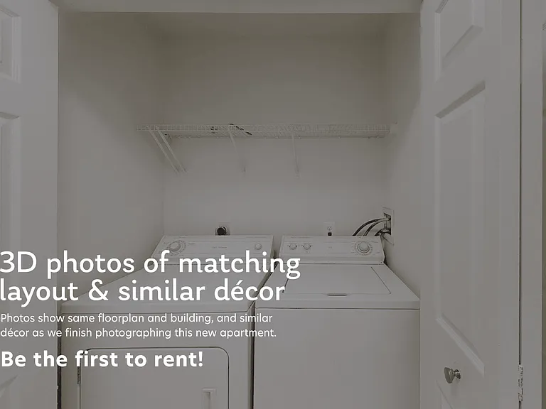 Washer/Dryer in Apartment