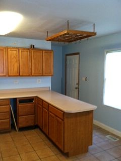 Hand crafted Pot Rack above