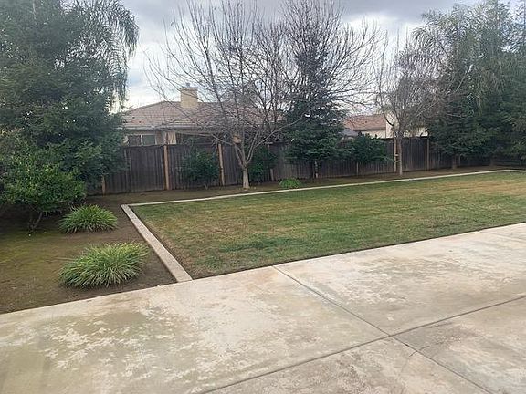 large clean backyard