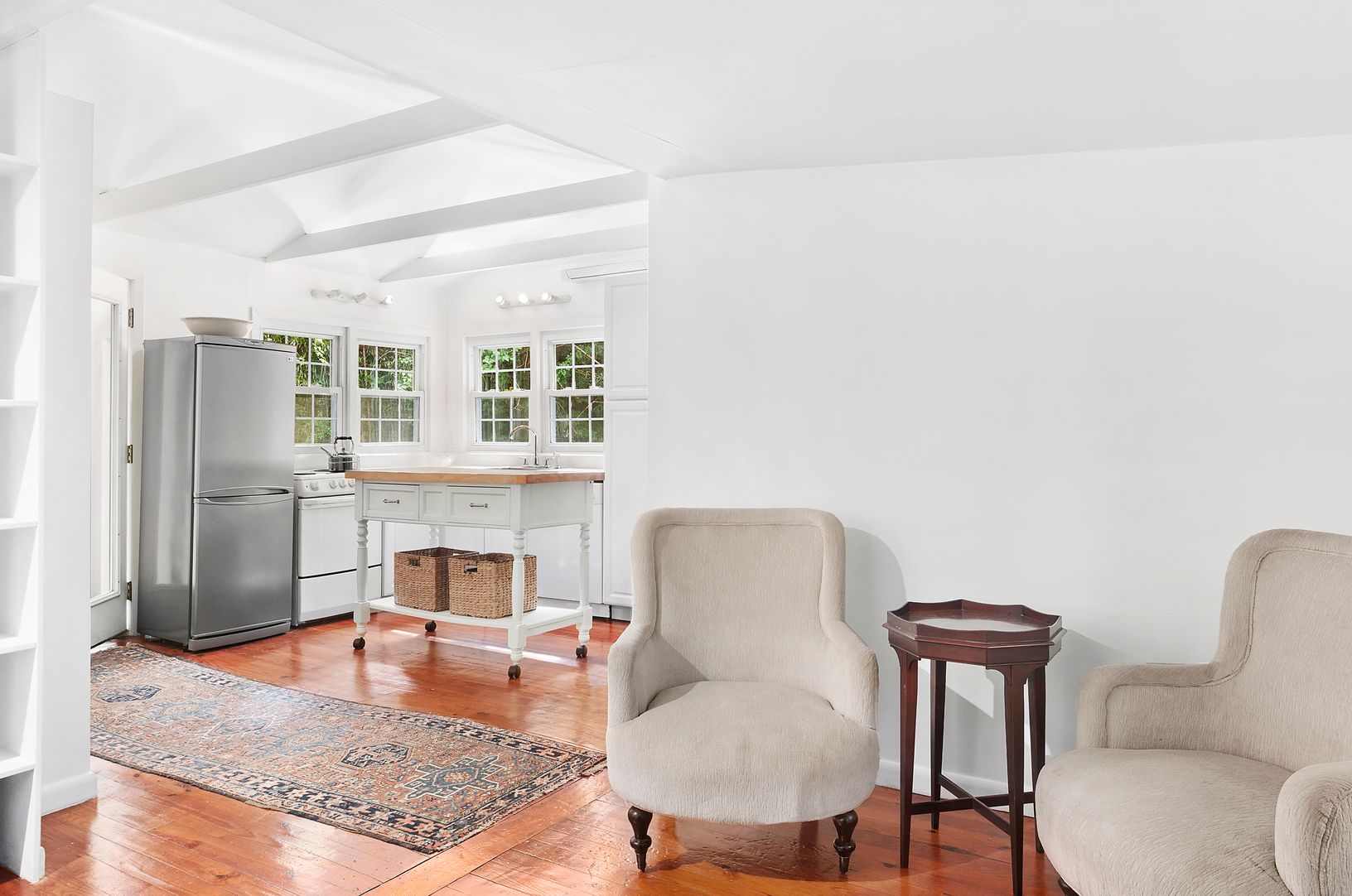  Open Floor Plan Kitchen Opens to Living Room