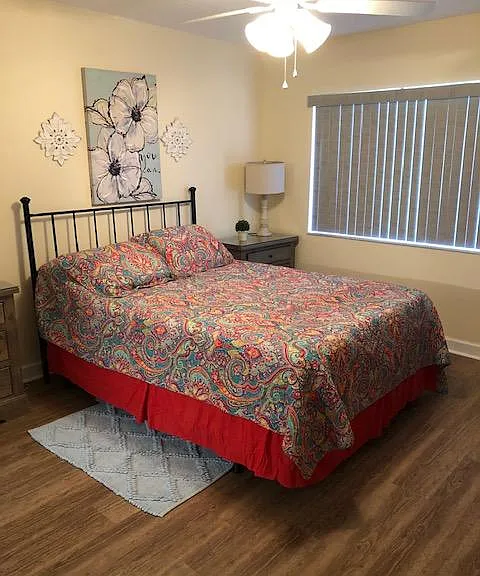Queen Bed in master bedroom