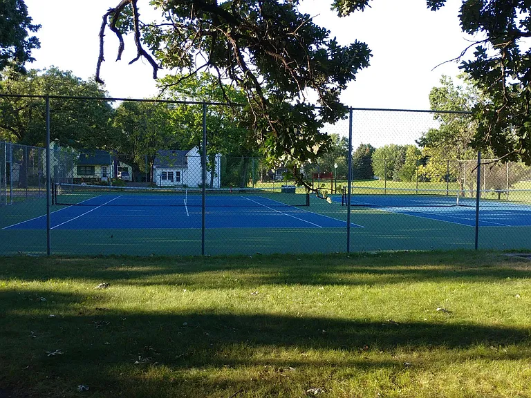 New tennis courts within view of your place