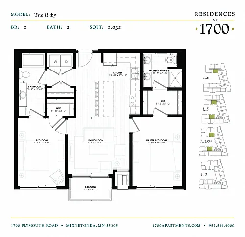 Floor plan The Ruby