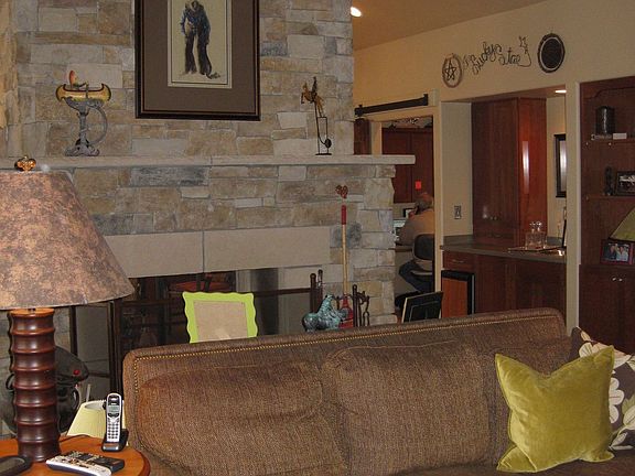 Double-Sided Fireplace