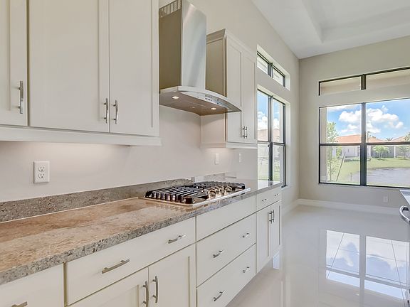 Ample cabinetry in kitchen