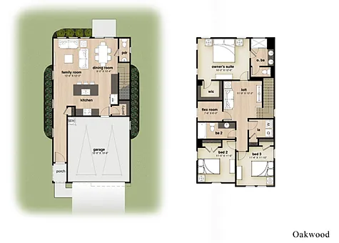 Floor plan Oakwood