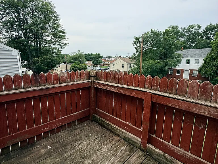 Private balcony off of living room