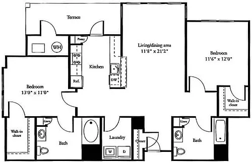 Floor plan B2A