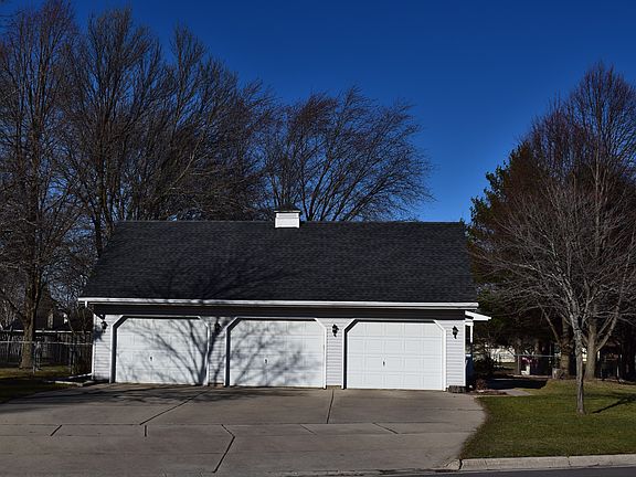 3-car attached garage