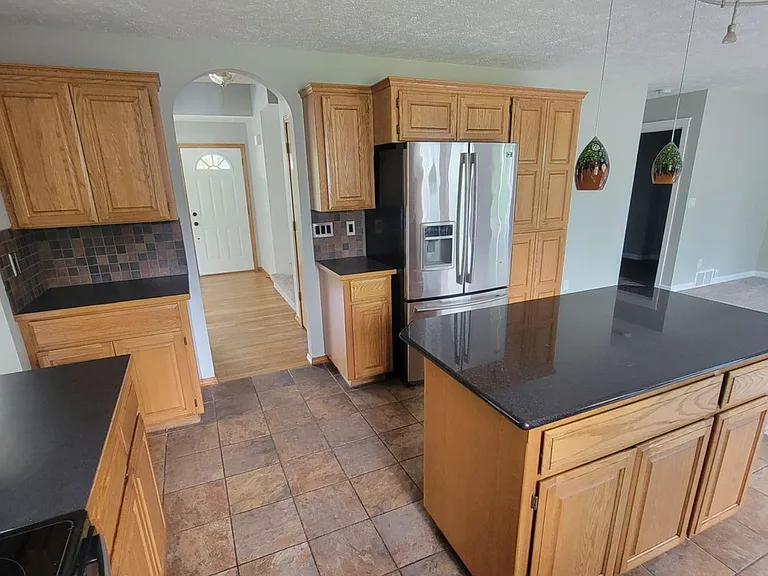 kitchen with ample counter space and island!