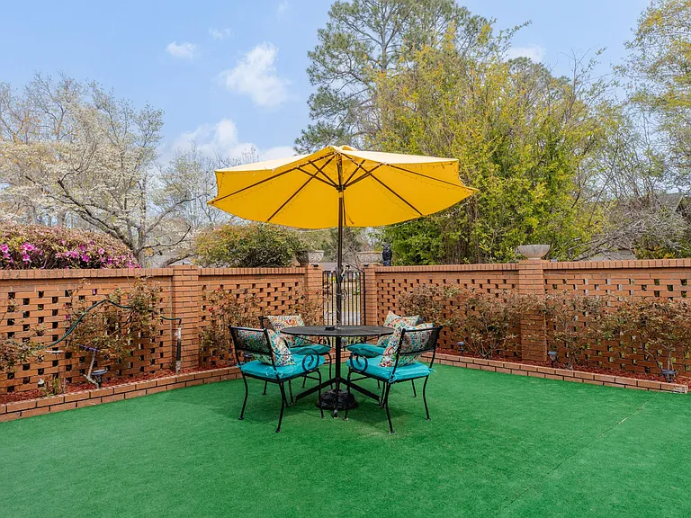 Outdoor Pool area w/Salt water pool & spacious hangout spots