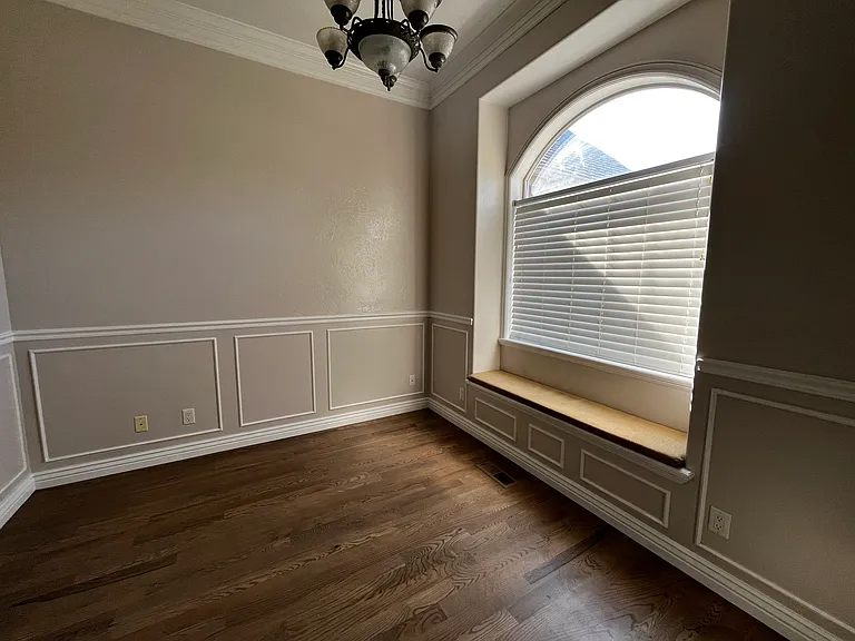 Sitting room off of front door.
