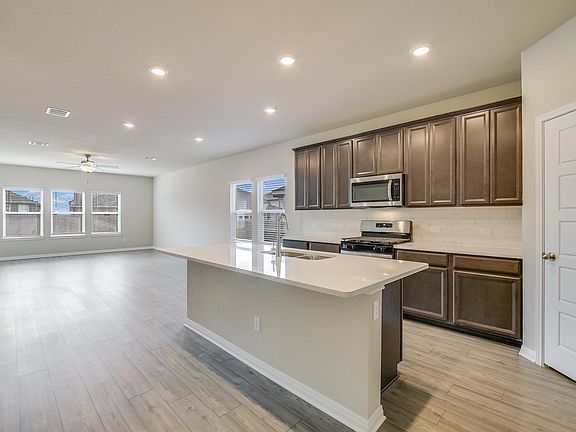 This open floorplan is great for entertaining.