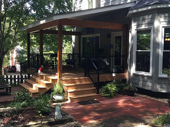 WOW! Love this new added covered deck and patio!!! Perfect for entertaining.