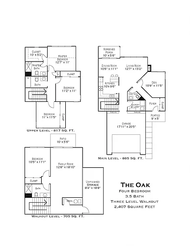 Floor plan Oak - N