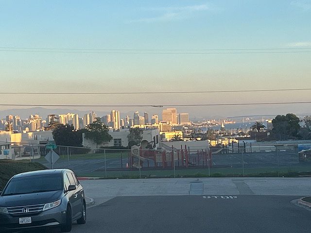 View of San Diego harbor.