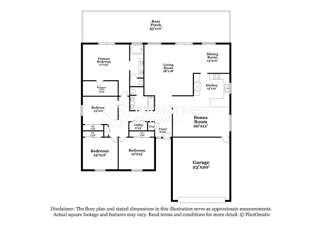 Floor Plan - 8136 S Carbury Way