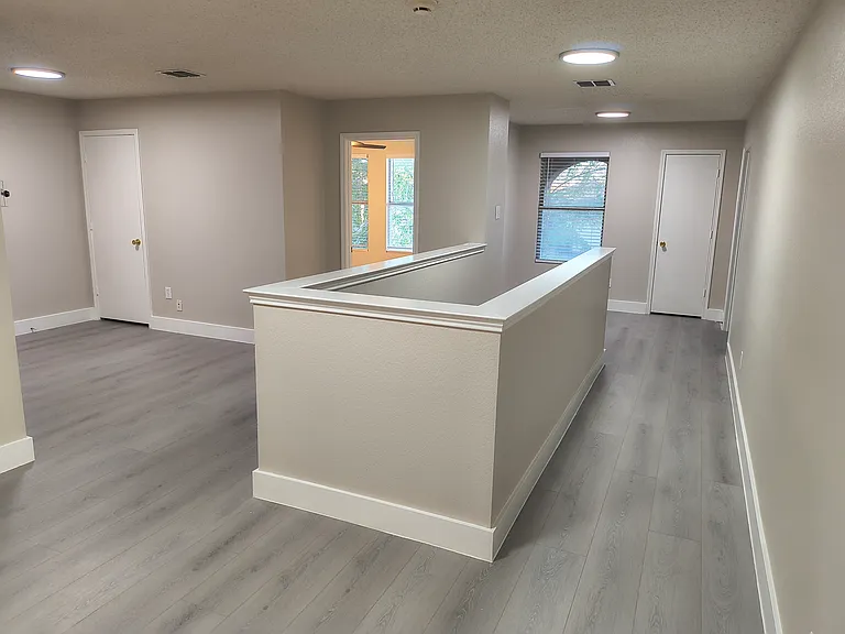 Upstairs hallway and open loft/game area:
- newly painted
- new deluxe flooring
- new lighting fixtures