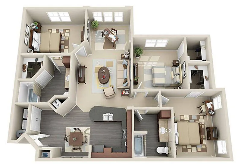 Floor plan Refuge Upgrade