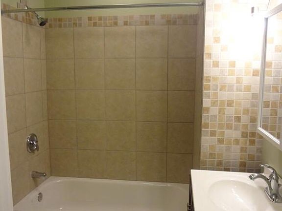 Large tile bathroom