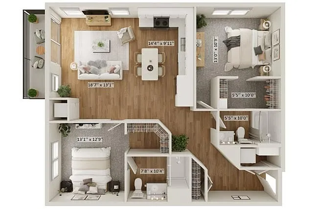 Floor plan Isles A