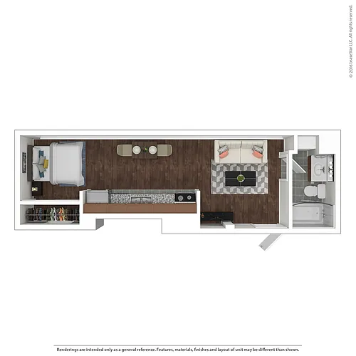 Floor plan Studio