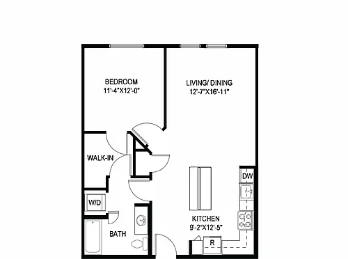 Floor plan A3-Without Balcony