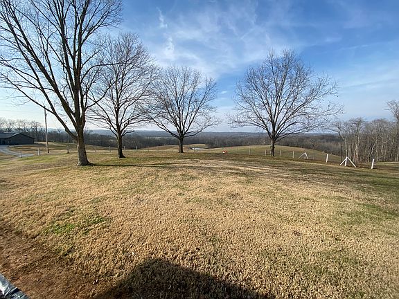 Large back yard with view of Cumberland River basin.
