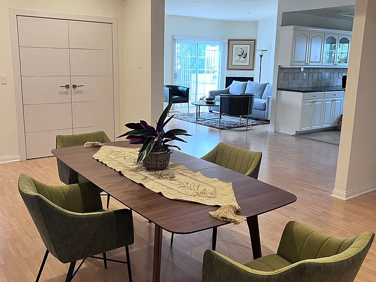 Dining room - open floor plan.