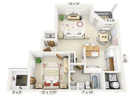 Floor plan 1A