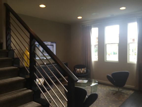 Living room and stairs