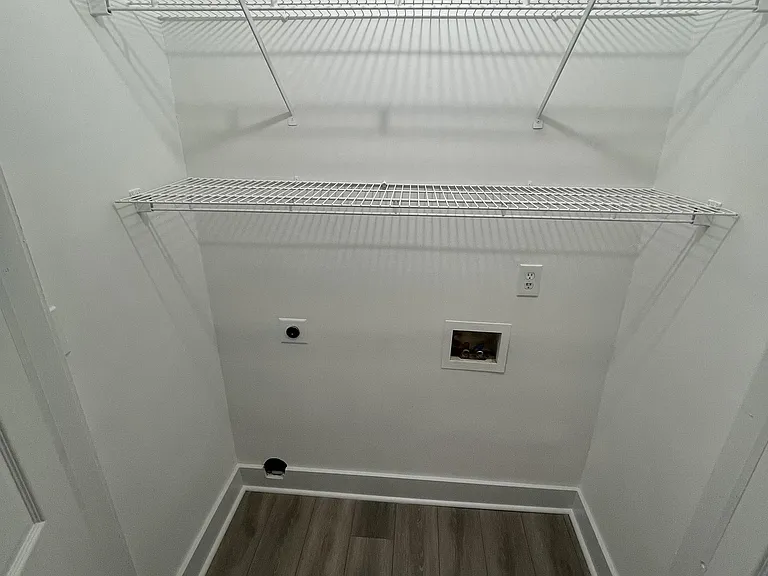 Laundry closet
