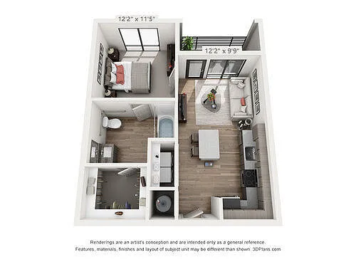 Floor plan A1 Type A