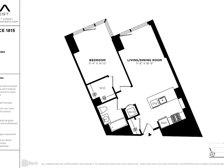625 W 57th St #1815 — Photo 2