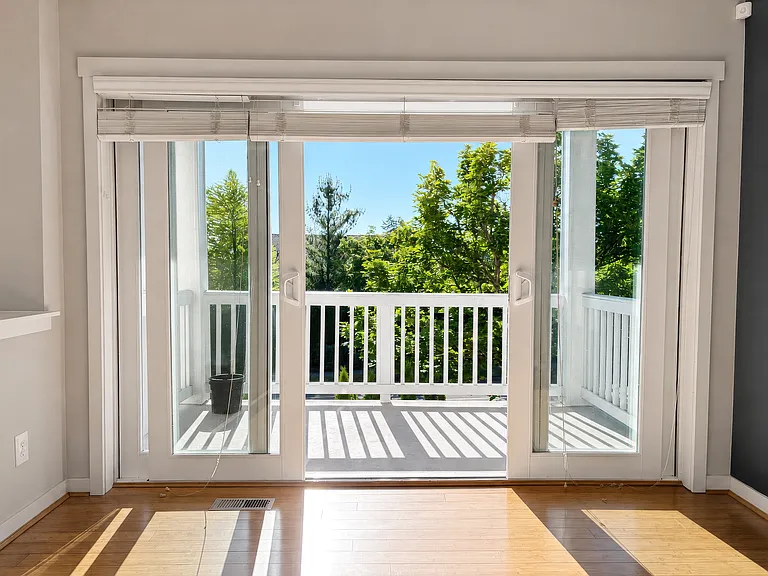 Patio opening up to a beautiful mountain view