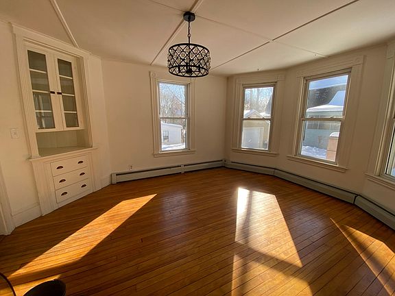 Dining room with built-ins.