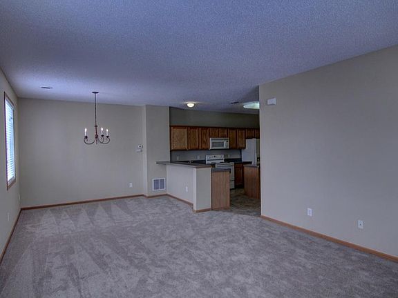 Spacious living and dining room