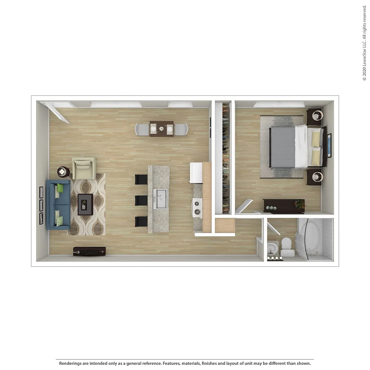 Floor plan 1X1