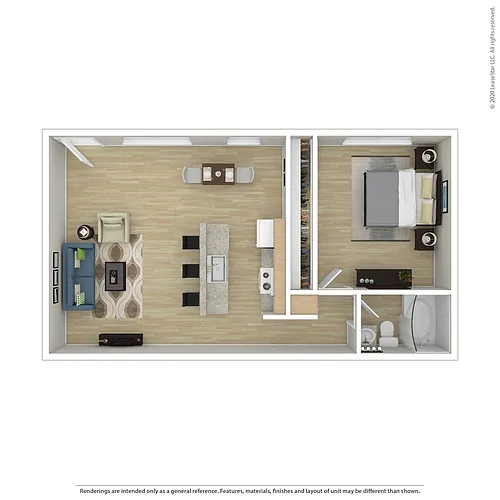 Floor plan 1X1
