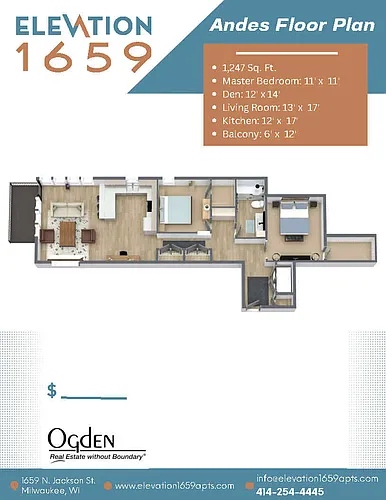 Floor plan The Andes
